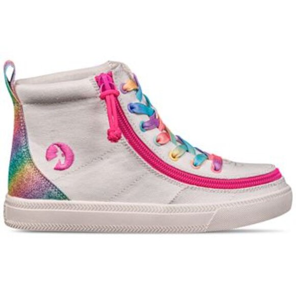 🎈 $20 Today - BILLY WHITE RAINBOW SNEAKERS BIG GIRLS SZ 5 – NWT 🎈 - Picture 2 of 11